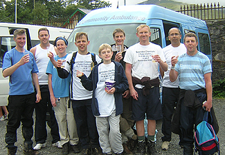 Baxenden Chemicals Workers Climb the Three Peaks