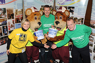 Sam, Steve,  Mascots and Mike Tomlinson
